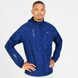 SAYSKY Pace Jacket Blue Checker 1077 SM10019 en modelo