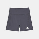SAYSKY COMBAT RIB SHORT TIGHTS 4" MUJER GREY