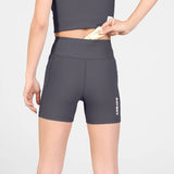 SAYSKY COMBAT RIB SHORT TIGHTS 4" MUJER GREY