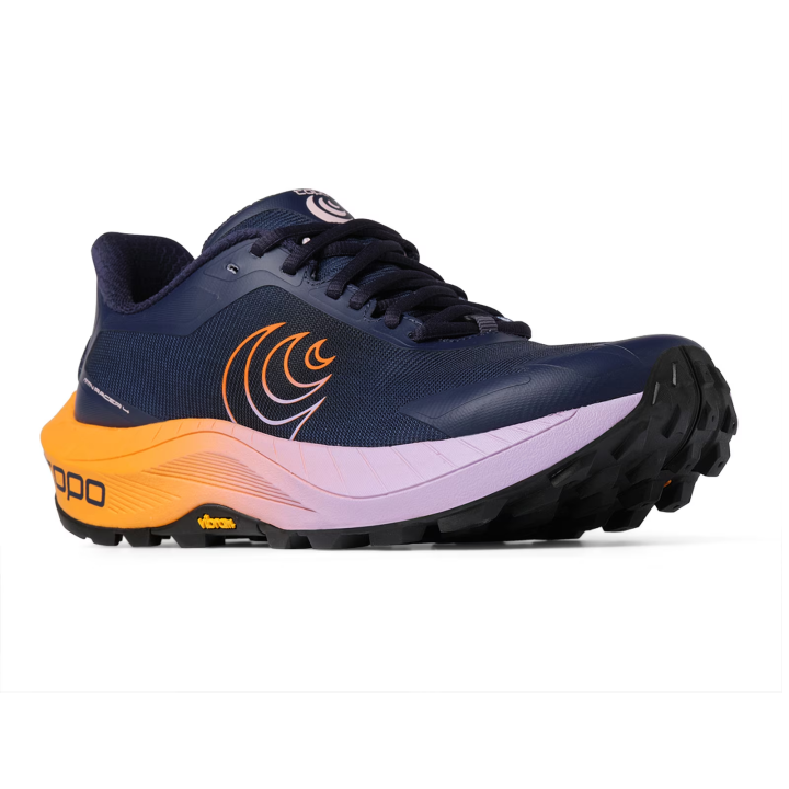 TOPO MTN RACER 4 PURPLE ORANGE MUJER