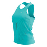 COMPRESSPORT PERFORMANCE SINGLET MUJER AZUL