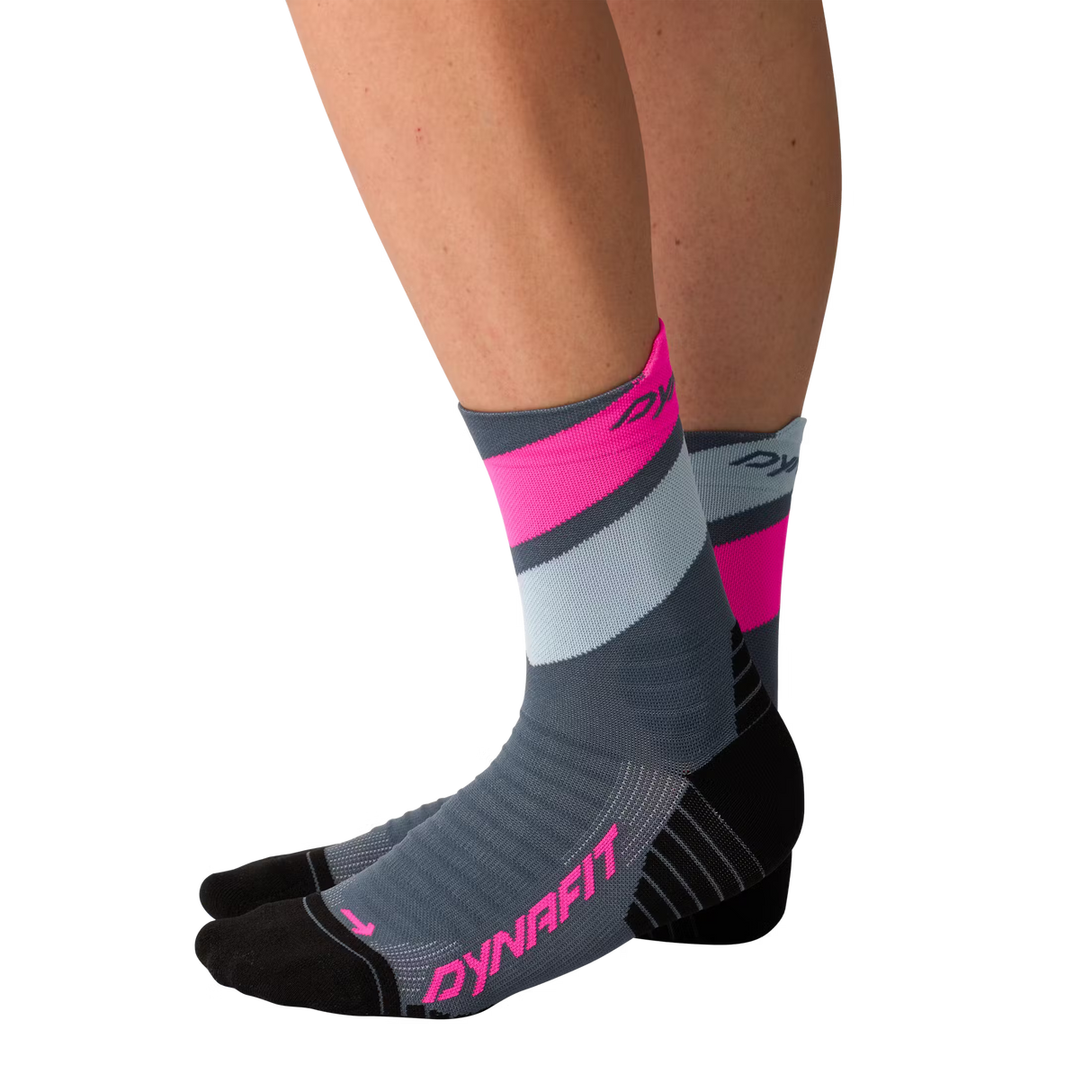 DYNAFIT ULTRA MID SOCKS CINDER PINK