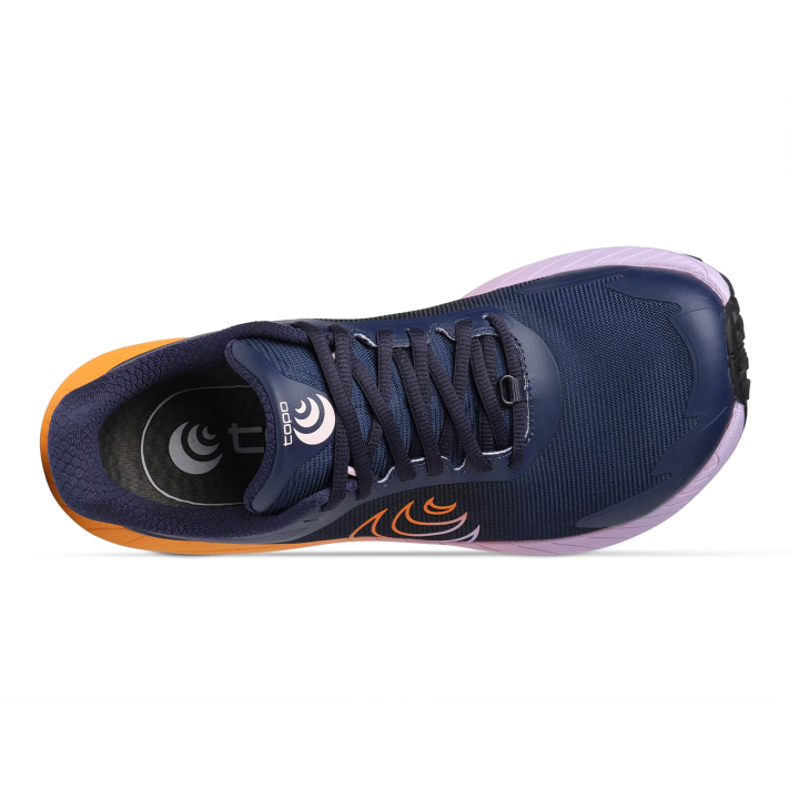 TOPO MTN RACER 4 PURPLE ORANGE MUJER