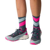 DYNAFIT ULTRA MID SOCKS CINDER PINK