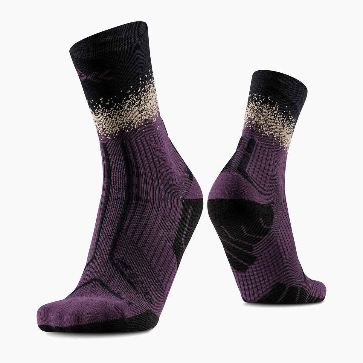 X BIONIC SOCKS TRAIL PERFORM TERRASKIN DEEP PURPLE