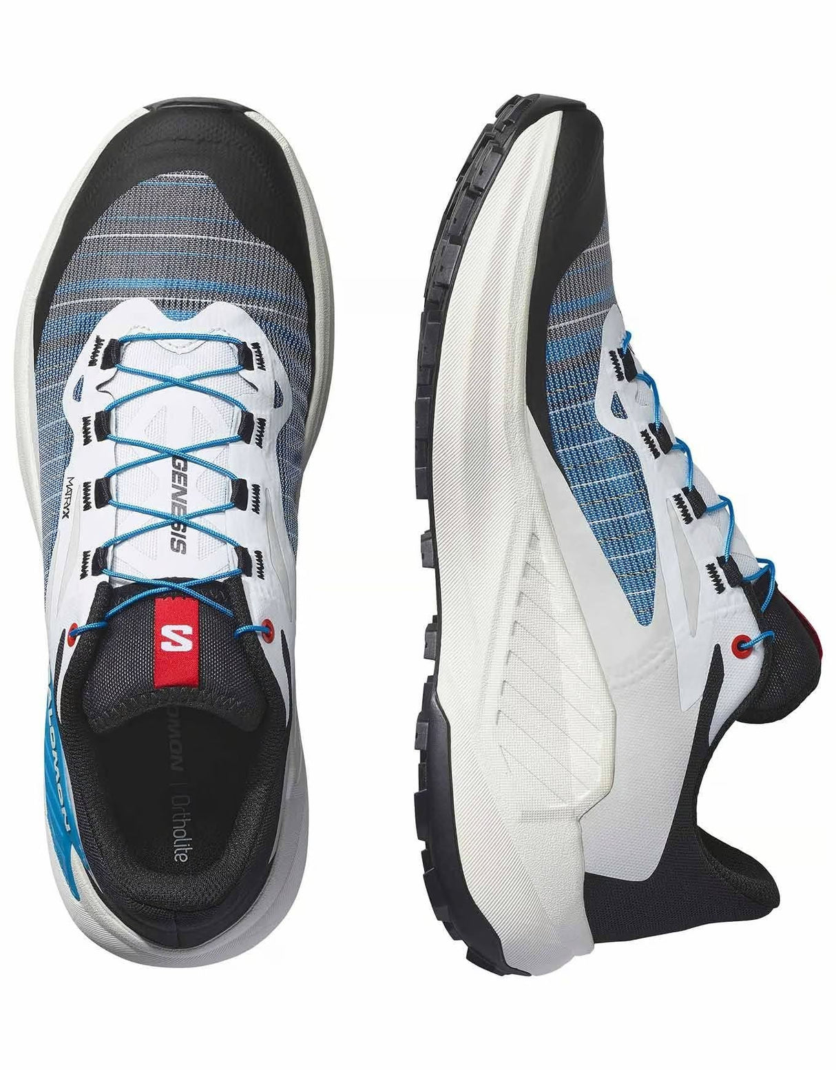 SALOMON GENESIS BLACK WHITE TRANSCEND BLUE