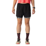 DYNAFIT TRAIL SHORT 2 IN 1  BLACK OUT MUJER
