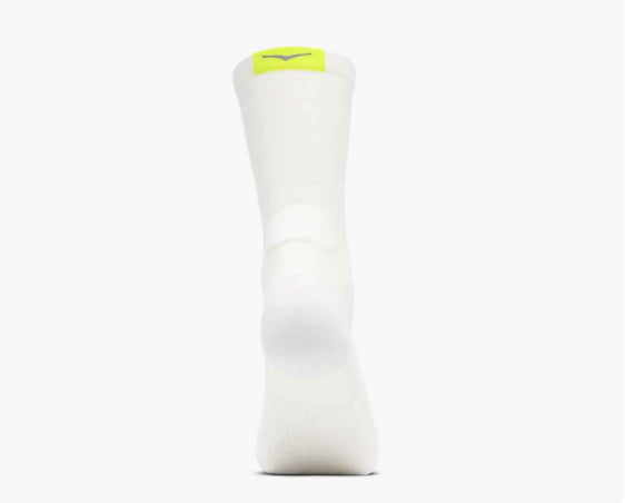 HOKA CLIFTON CREW RUN SOCK WHITE