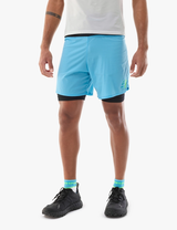 COMPRESSPORT TRAIL RACING 2-1 SHORT NORSE BLUE HOMBRE