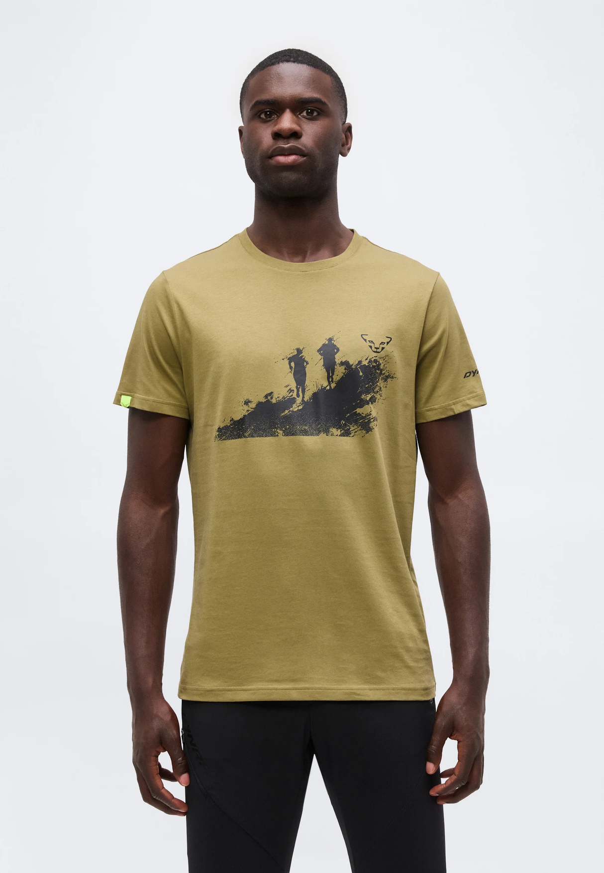 DYNAFIT GRAPHIC CO S/S TEE MILITARY GREEN HOMBRE