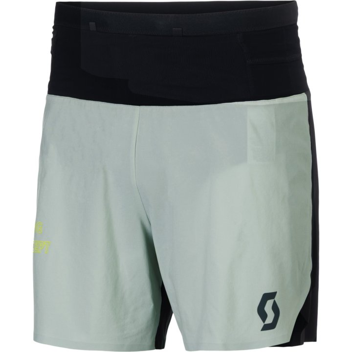 SCOTT SHORTS M´S RACE RUN SPRAY GREY BLACK HOMBRE