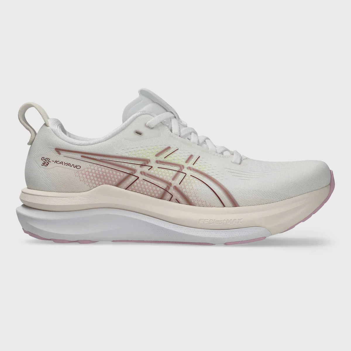 ASICS GEL KAYANO WHITE HAZY LILAC MUJER