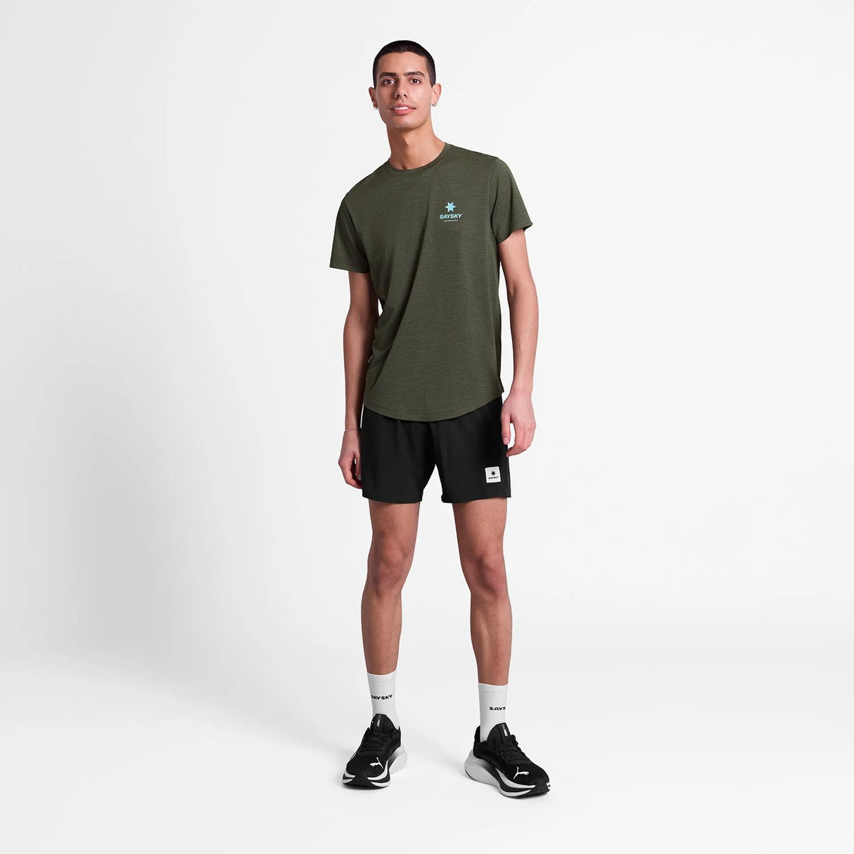 SAYSKY STATEMENT COMBAT PRO T SHIRT GREEN