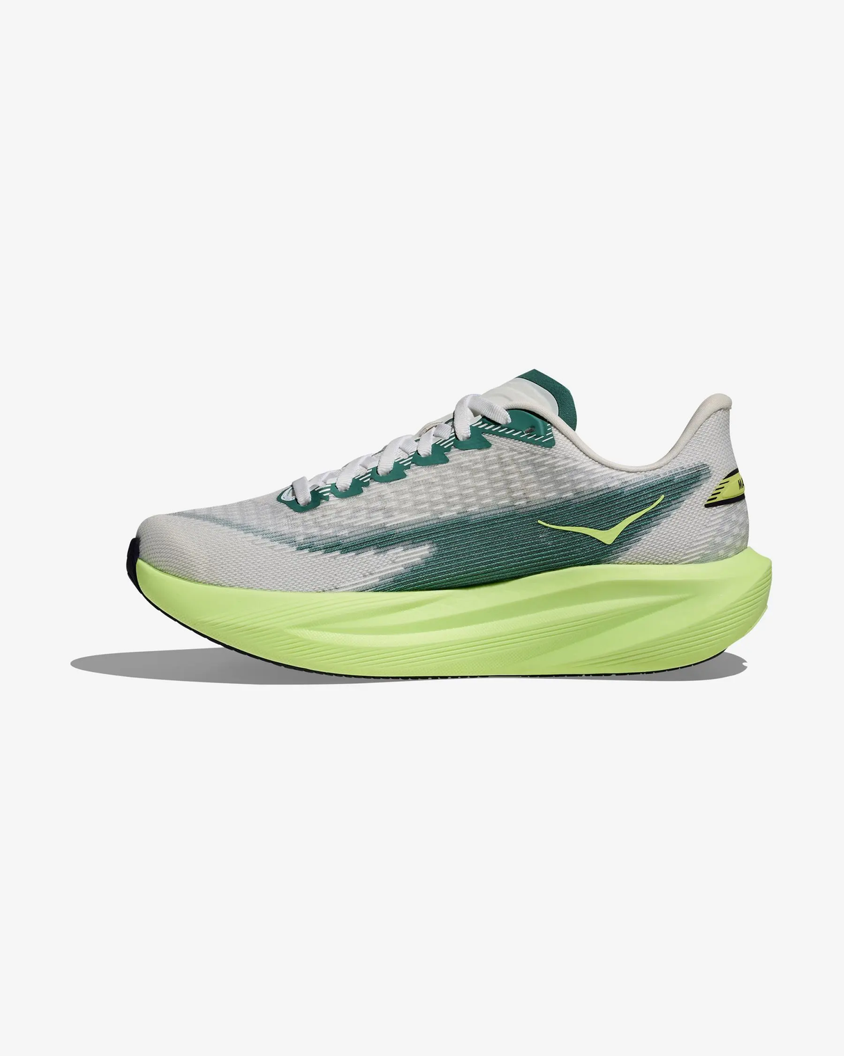HOKA MACH 7 WHITE NEON HOMBRE