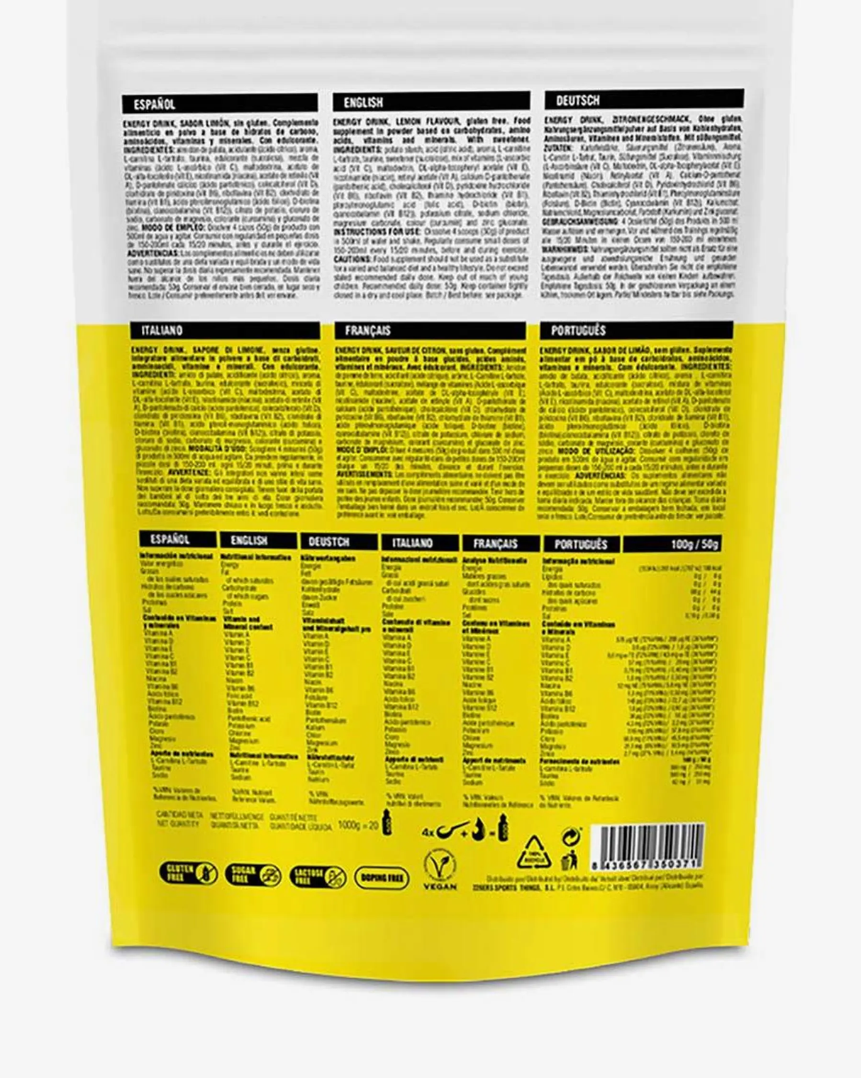 226 ERS ISOTONIC DRINK LIMON 1KG