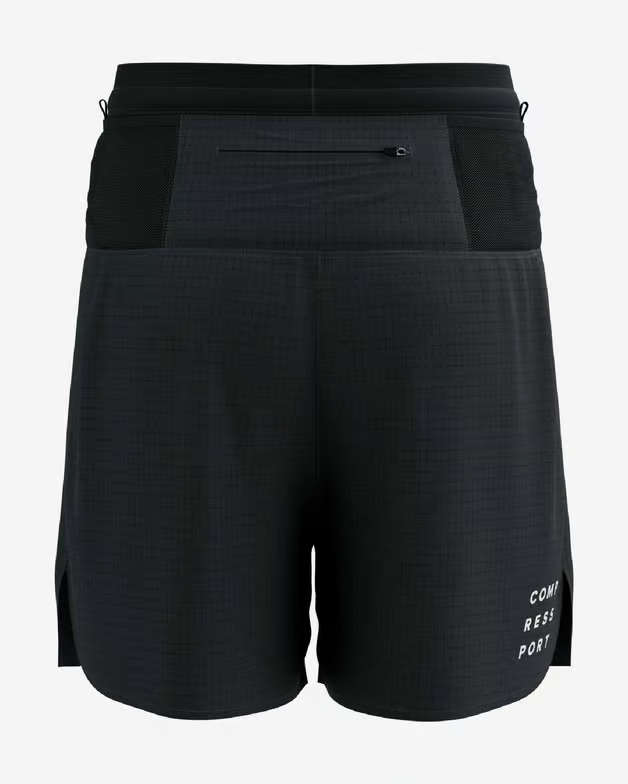 COMPRESSPORT TRAIL RACING OVERSHORT BLACK HOMBRE