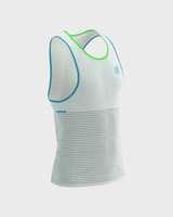 COMPRESSPORTPRO RACING SINGLET STAR WHITE HOMBRE