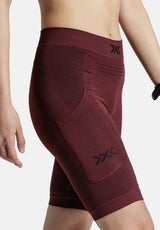 X BIONIC XCEED RUN SHORT TIHTS OXID RED MUJER