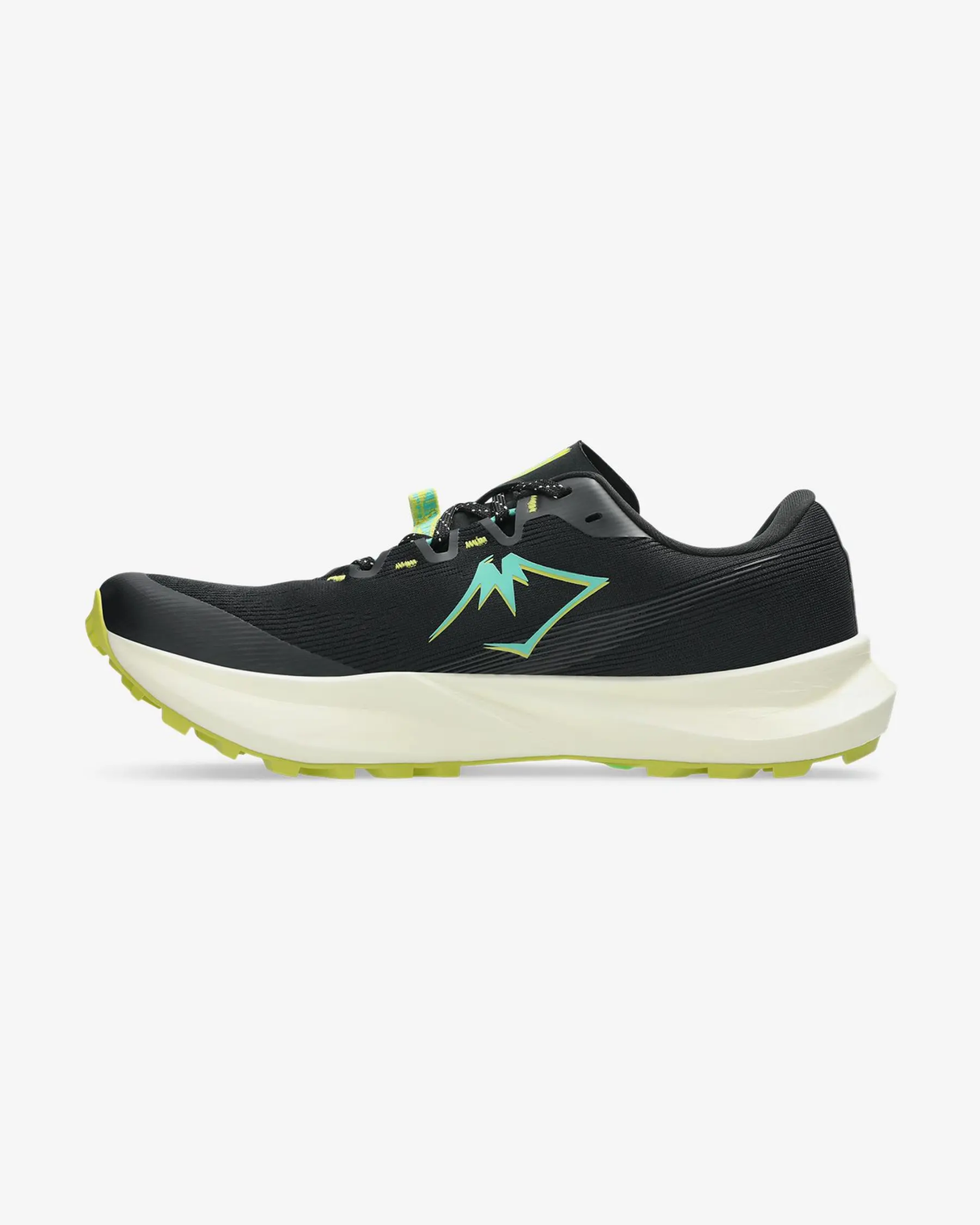 ASICS FUJI LITE 6 BLACK AURORA GREEN HOMBRE