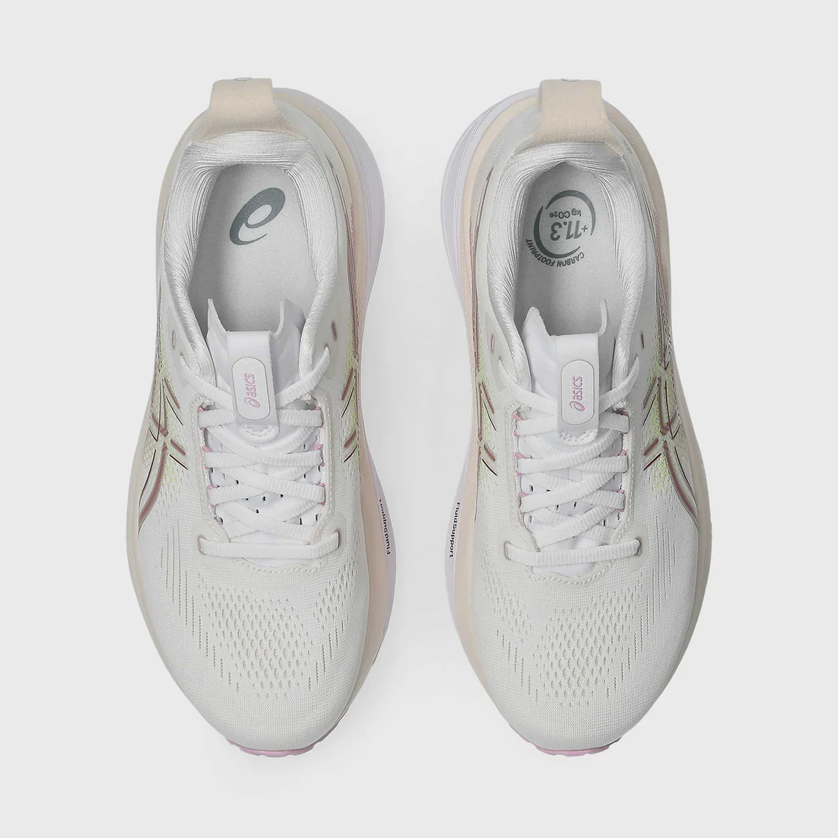 ASICS GEL KAYANO WHITE HAZY LILAC MUJER