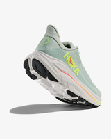 HOKA CLIFTON 10 SEA GLASS NEON FLAME