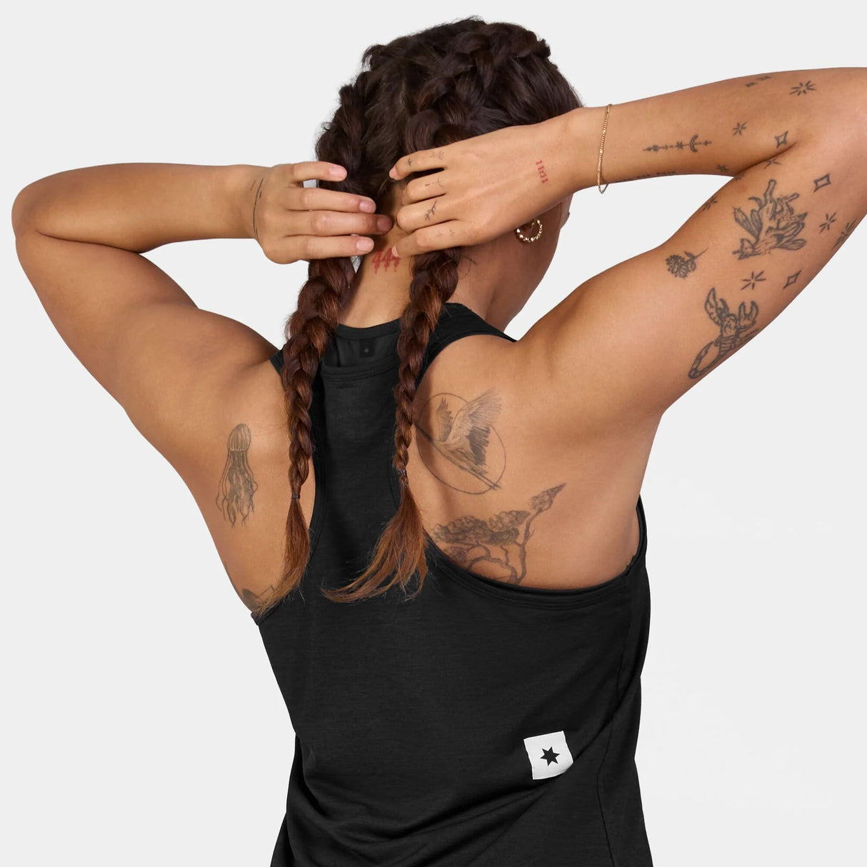 SAYSKY CLEAN COMBAT PRO SINGLET BLACK MUJER