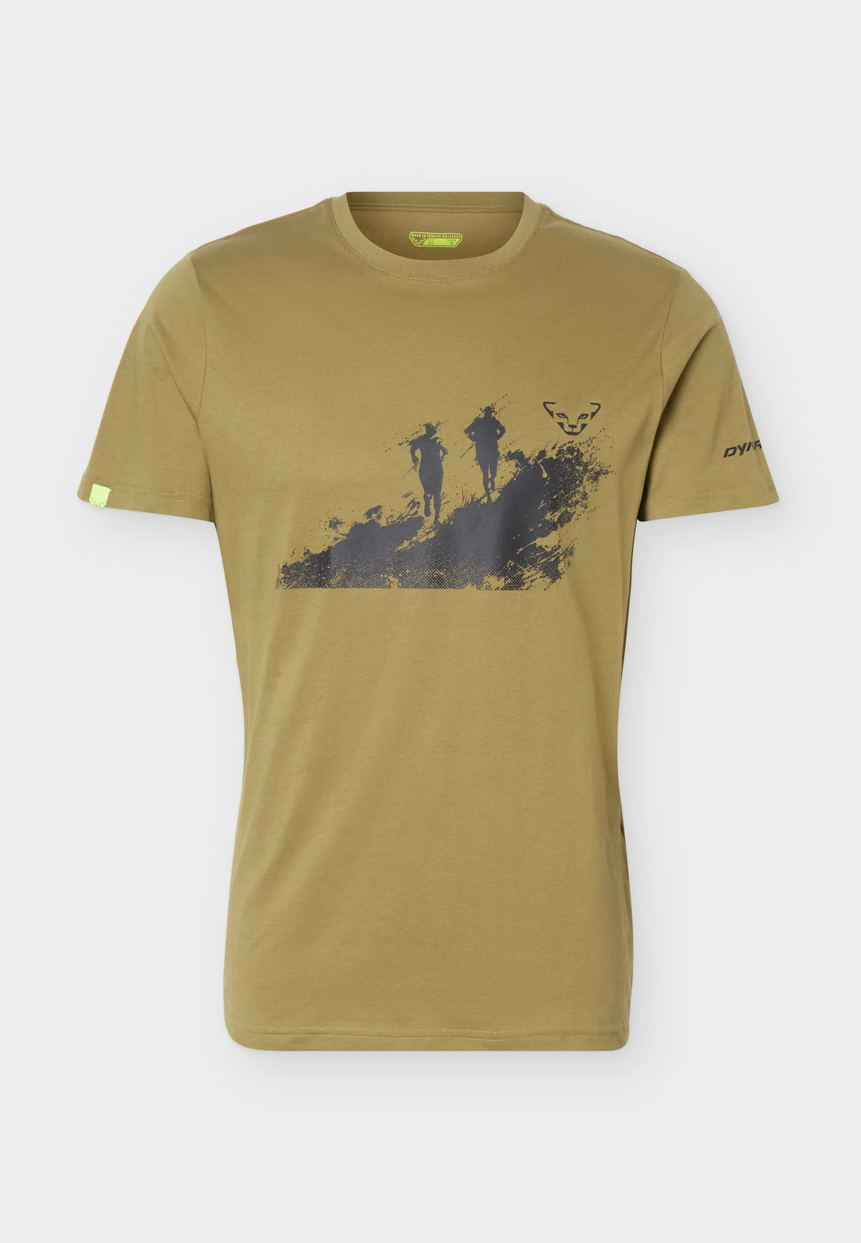DYNAFIT GRAPHIC CO S/S TEE MILITARY GREEN HOMBRE