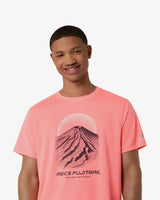 ASICS FUJITRAIL LOGO SS TOP SUN CORAL HOMBRE