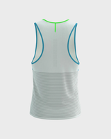 COMPRESSPORTPRO RACING SINGLET STAR WHITE HOMBRE