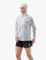 COMPRESSPORT HURRICANE WATERPROOF 10/10 JACKET GREY DAWN MUJER
