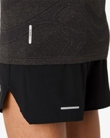 ASICS ROAD SEAMLESS SS TOP PERFORMANCE BLACK GRAPHITE MUJER