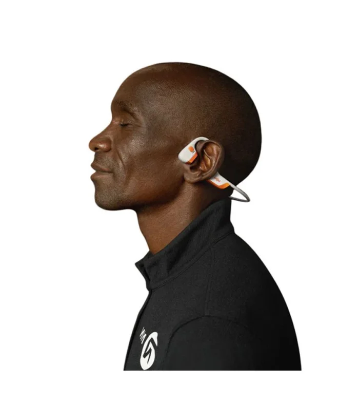 SHOKZ OPENRUN PRO 2 WHITE ORANGE EDITION KIPCHOGE