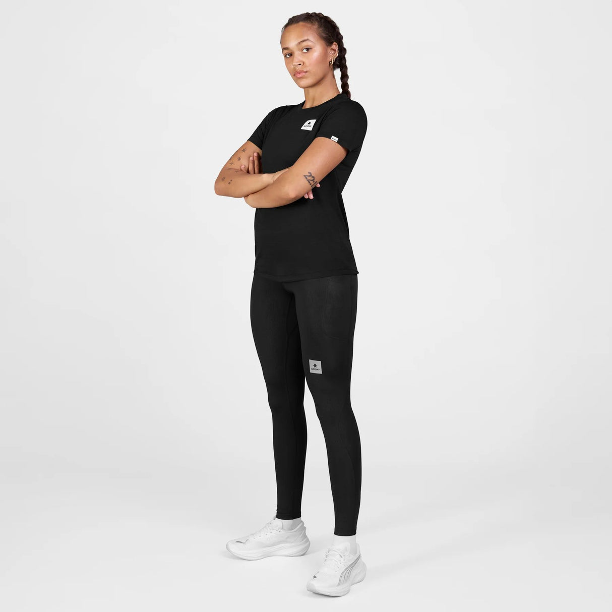 SAYSKY CLEAN COMBAT PRO T SHIRT BLACK MUJER