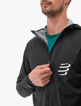 COMPRESSPORT HURRICANE WATERPROOF 10/10 JACKET BLACK