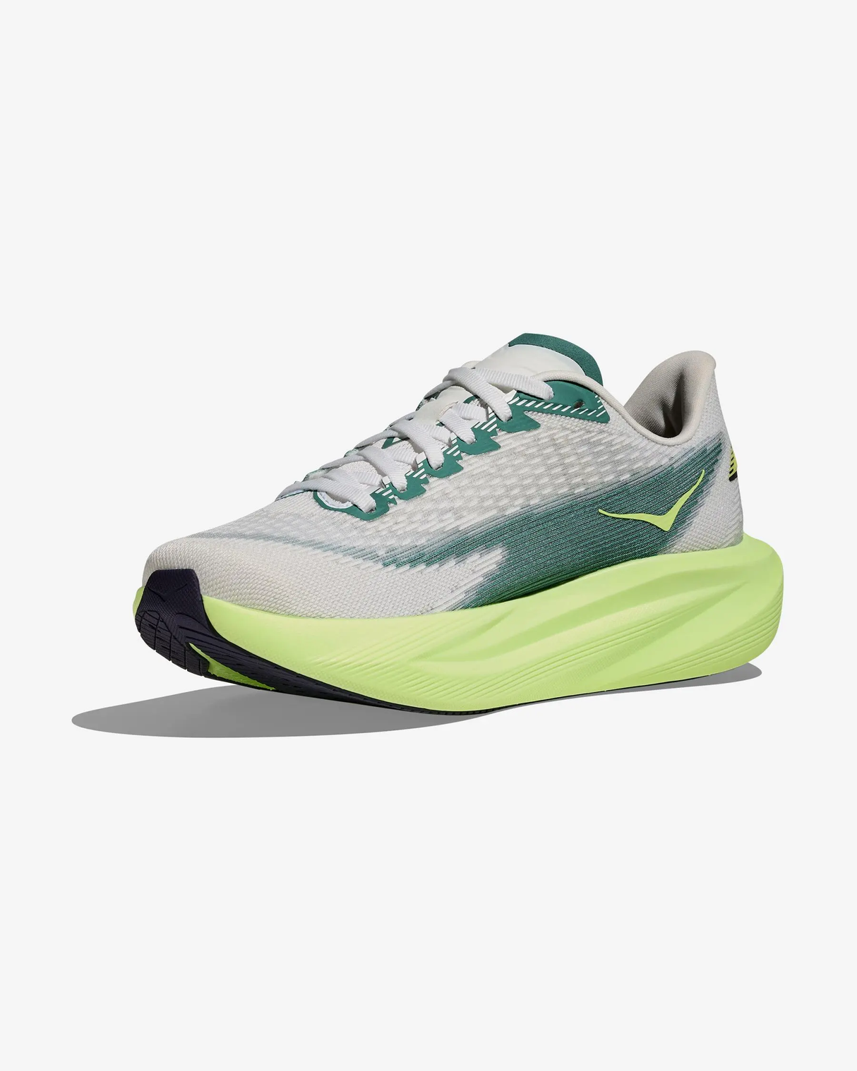 HOKA MACH 7 WHITE NEON HOMBRE