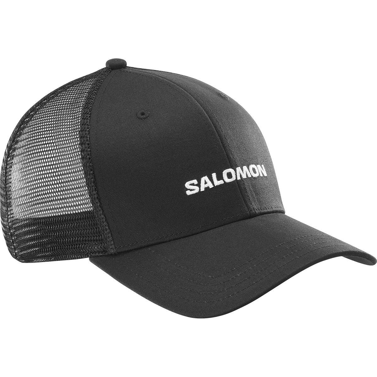 Salomon Logo Trucker Cap Deep Black