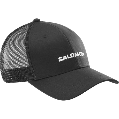 Salomon Logo Trucker Cap Deep Black