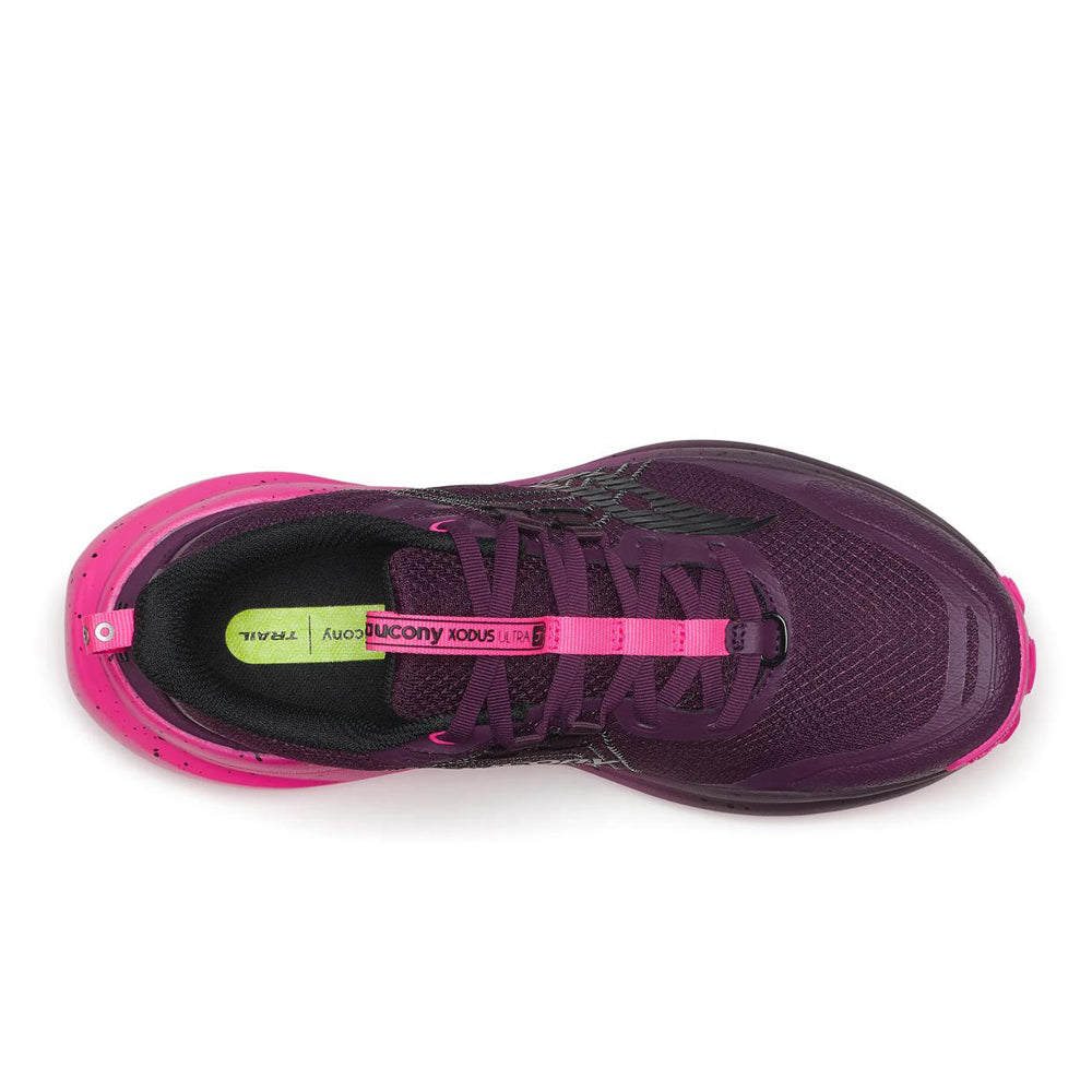 SAUCONY XODUS ULTRA 4 EGGPLANT SHOCK MUJER