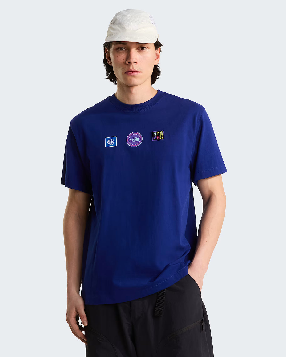 THE NORTH FACE EXPLORER BADGES CAMISETA BOLD BLUE HOMBRE
