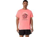 ASICS FUJITRAIL LOGO SS TOP SUN CORAL HOMBRE