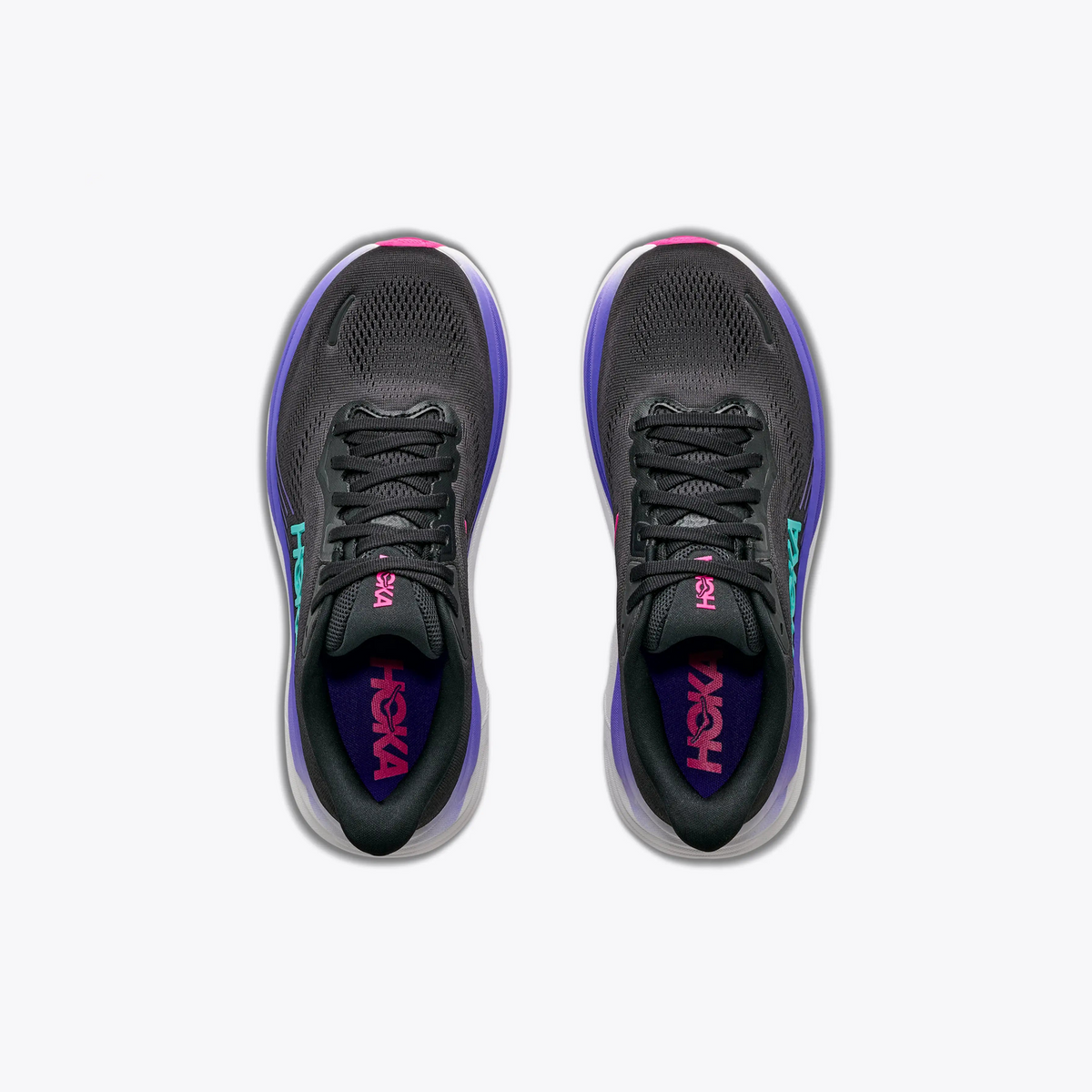 HOKA CLIFTON 11 MUJER Black | Neon Nebula