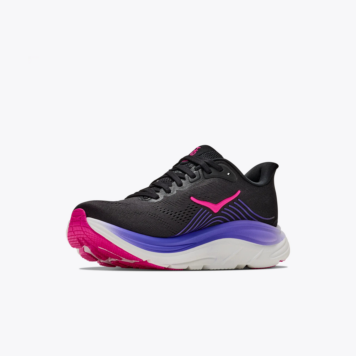 HOKA CLIFTON 11 MUJER Black | Neon Nebula