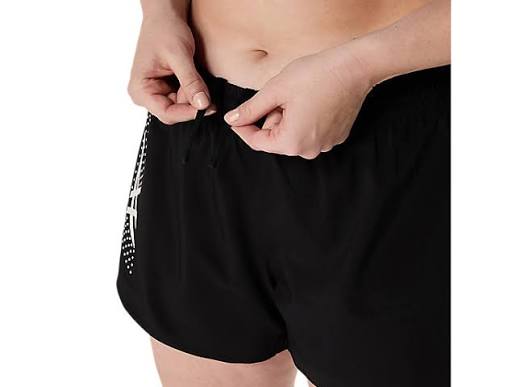 ASICS ICON 4IN1 SHORT PERFORMANCE BLACK RUNNING MUJER