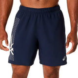 ASICS ICON 7IN SHORT MIDNIGHT CREAM RUNNING MEN