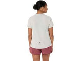 ASICS FUJITRAIL ELITE GRAPHIC SS TOP CREAM MUJER