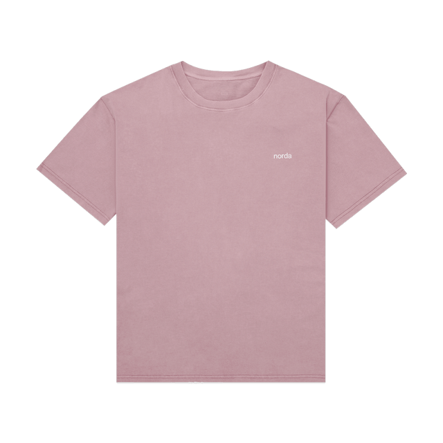 Norda Logo Tee Ash Pink
