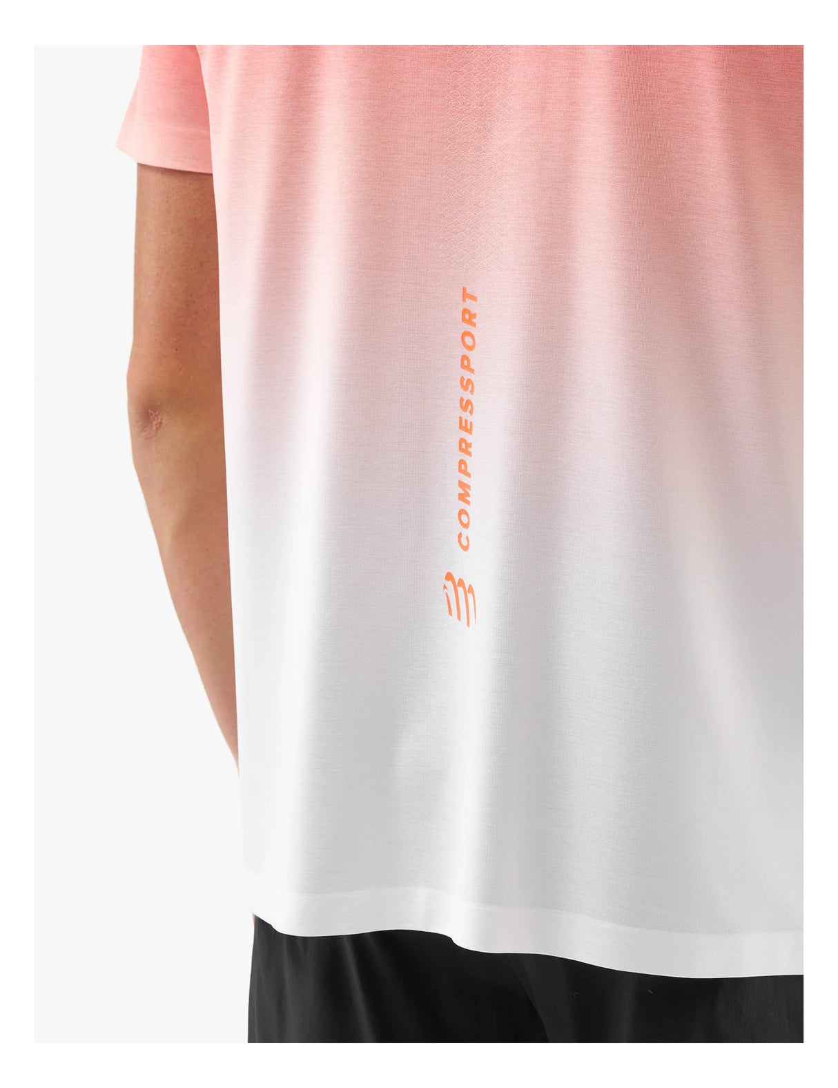 COMPRESSPORT PERFORMANCE TSHIRT FLUO RED HOMBRE