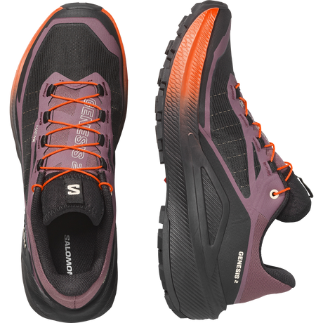 SALOMON GENESIS 2 MUJER Huckleberry | Black | Red Orange