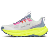 SAUCONY XODUS 4 WHITE CITRON MUJER