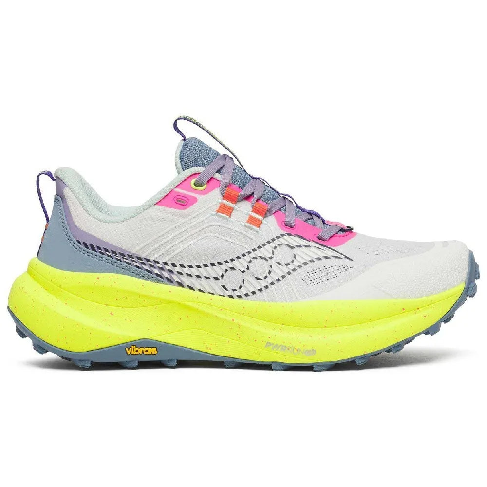 SAUCONY XODUS 4 WHITE CITRON MUJER